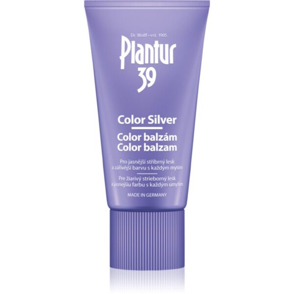 Plantur 39 Color Silver balsam pe baza de cafeina neutralizeaza tonurile de galben 150 ml-ro