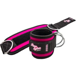 Power System Ankle Straps Gym adaptor pentru gleznă culoare Pink 2 buc-ro