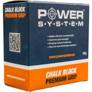 Power System Gym Chalk Block cub de magneziu 56 g-ro