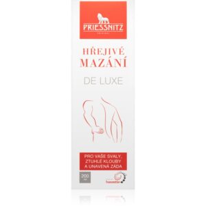 Priessnitz DeLuxe crema pentru masaj cu efect termogen 200 ml-ro