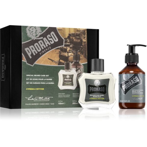 Proraso Set Beard Classic set cadou pentru bărbați Cypress and Vetyver-ro