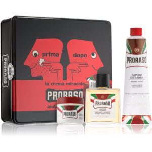 Proraso Set Whole Routie set de bărbierit pentru bărbați Red-ro