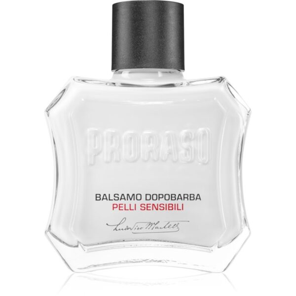 Proraso White balsam după bărbierit pentru piele sensibilă 100 ml-Țena