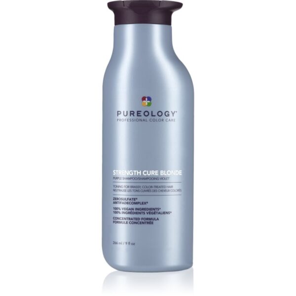 Pureology Strength Cure Blonde sampon violet pentru par blond pentru femei 266 ml-Țena