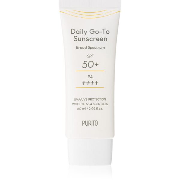 Purito Daily Go-To Sunscreen crema fata iluminatoare de protectie SPF 50+ 60 ml-ro