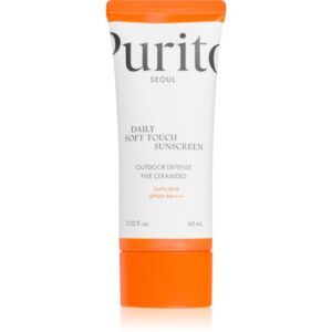 Purito Daily Soft Touch Sunscreen crema fata iluminatoare de protectie SPF 50+ 60 ml-Țena