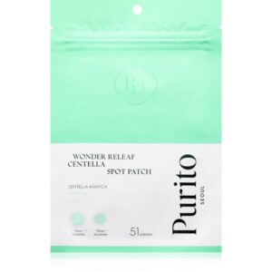 Purito Wonder Releaf Centella Spot Patch plasturi pentru piele problematică 51 buc-Țena