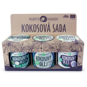 Purity Vision Coconut Set set cadou cu ulei de cocos-Țena