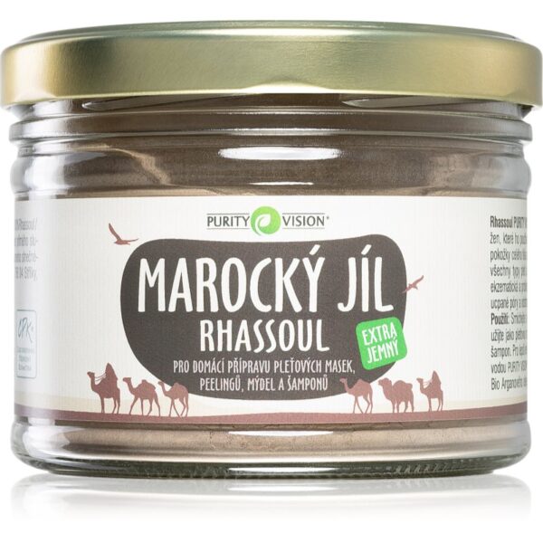 Purity Vision Rhassoul argilă marocana pentru prepararea măștilor faciale