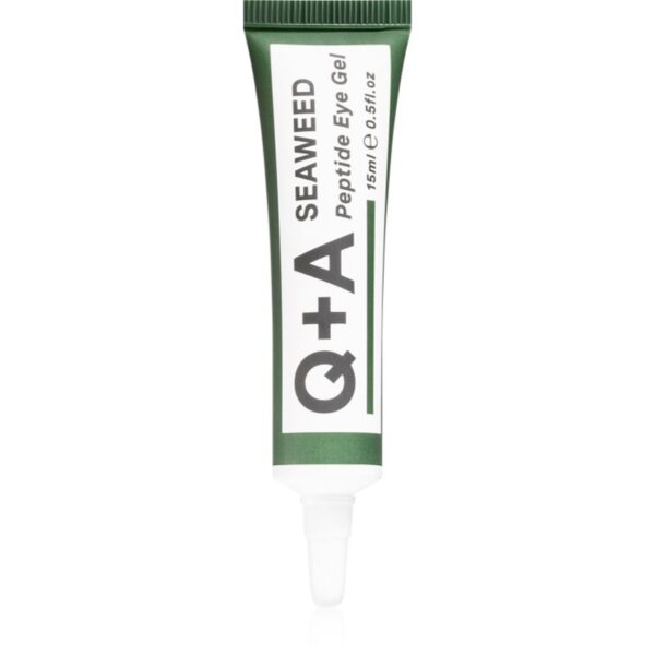 Q+A Seaweed Peptide gel iluminator pentru ochi cu peptide 15 ml-Țena