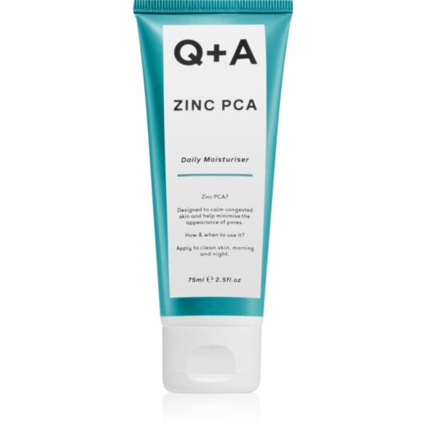 Q+A Zinc PCA crema de fata cu efect de fermitate pentru netezirea pielii si inchiderea porilor 75 ml-ro