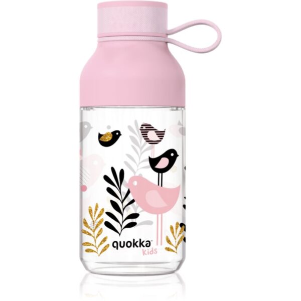 Quokka Ice Kids biberon cu dispozitiv de prindere Birds 430 ml-Țena