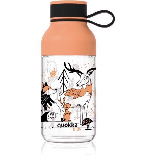 Quokka Ice Kids biberon cu dispozitiv de prindere In the Woods 430 ml-Țena