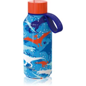 Quokka Solid Kids sticlă termos cu dispozitiv de prindere Dinosaur 330 ml-Țena