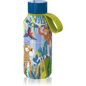 Quokka Solid Kids sticlă termos cu dispozitiv de prindere Jungle 330 ml-Țena
