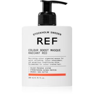REF Colour Boost Masque mască fină de hrănire fără pigmenți permanenți de culoare RADIANT RED 200 ml-Țena