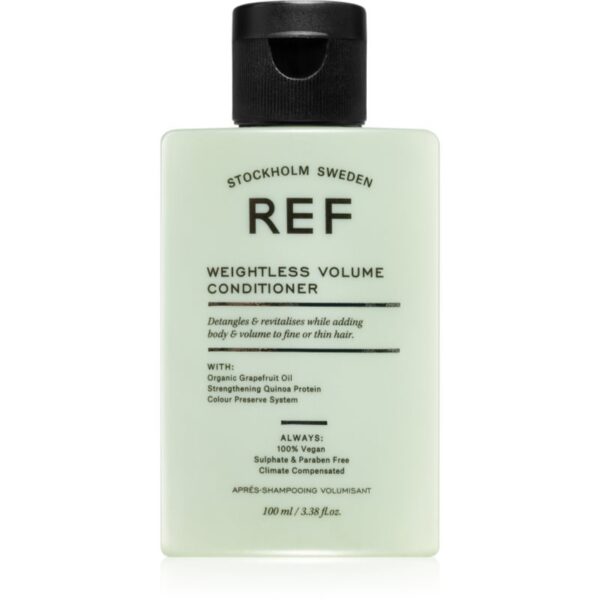 REF Weightless Volume Conditioner Balsam pentru par fin si moale. volum de la radacini 100 ml-Țena