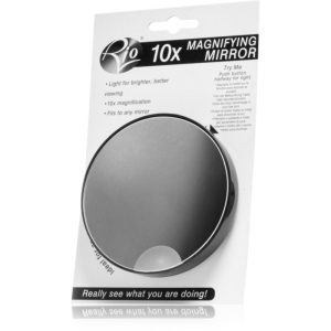 RIO 10x Magnifying Mirror oglinda cosmetica cu ventuze 1 buc-ro