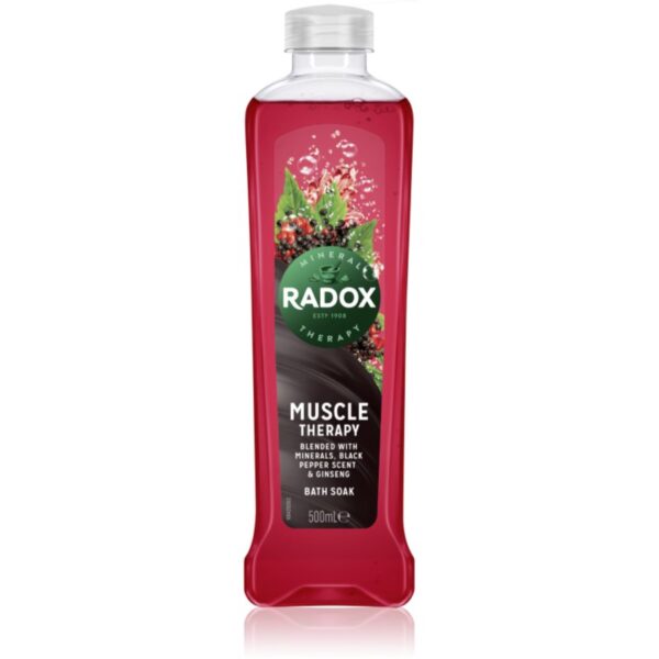Radox Men Muscle Therapy spuma de baie Black Pepper & Ginseng 500 ml-Țena