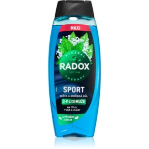 Radox Mineral Therapy Gel de duș pentru bărbați maxi Mint & Sea Salt 450 ml-ro