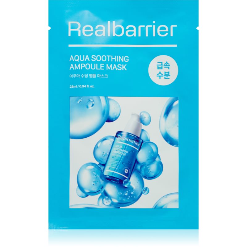 Real Barrier Aqua Soothing Ampoule Mask mască textilă calmantă 28 ml-ro