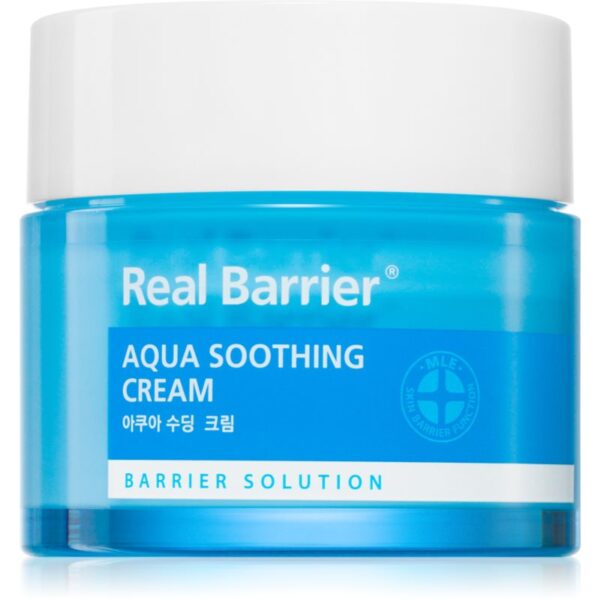 Real Barrier Aqua Soothing gel crema hidratant pentru netezirea pielii 50 ml-ro