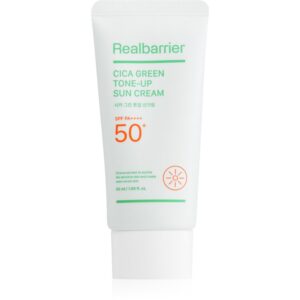 Real Barrier Cica Green Tone-Up Sun Cream crema intens hidratanta si calmanta SPF 50+ 50 ml-Țena