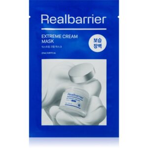 Real Barrier Extreme Cream Mask mască textilă calmantă pentru o hidratare intensa 27 ml-Țena