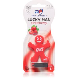 Real Fresh Lucky Man Strawberry parfum pentru masina 1 buc-ro