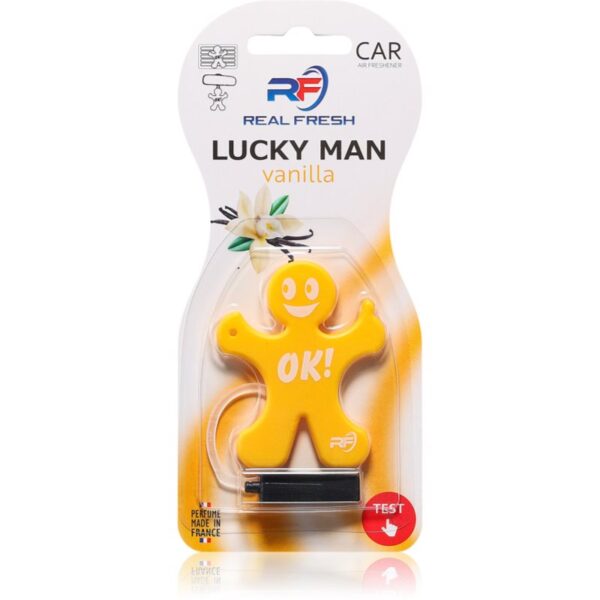 Real Fresh Lucky Man Vanilla parfum pentru masina 1 buc-ro