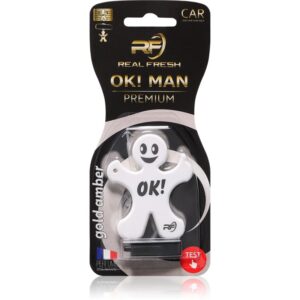 Real Fresh OK! Man Premium Gold Amber parfum pentru masina 1 buc-ro