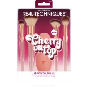 Real Techniques Cherry On Top A Brighter Hue Base Set set perii machiaj-Țena