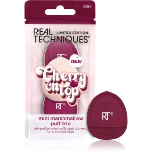 Real Techniques Cherry On Top Mini Marshmallow Puff Trio burete pentru machiaj-Țena