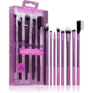 Real Techniques Everyday Essentials set perii machiaj pentru ochi-ro