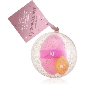 Real Techniques Miracle 2-in-1 Powder Puff Ornament burete pentru machiaj 2 bc-Țena