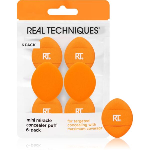 Real Techniques Miracle Mini set de aplicatoare pentru make-up mini 6 buc-Țena