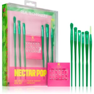 Real Techniques Nectar Pop set perii machiaj pentru ochi și sprâncene-ro