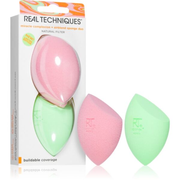 Real Techniques Orange Crush bureți faciale 2 buc-Țena