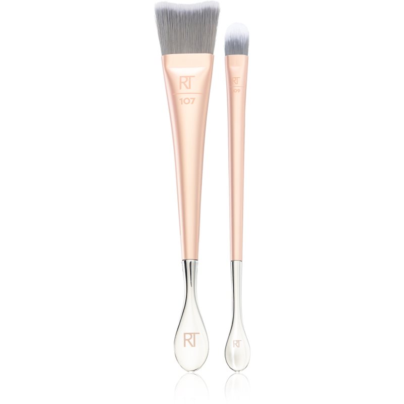 Real Techniques Skincare Brush Duo set perii machiaj 2 buc-Țena