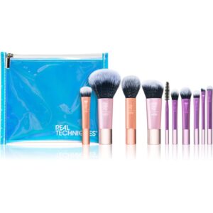 Real Techniques Travel Fantasy set de mini-pensule cu sac-ro