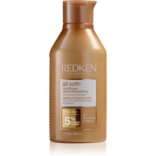 Redken All Soft balsam hranitor pentru par uscat si fragil 300 ml-ro