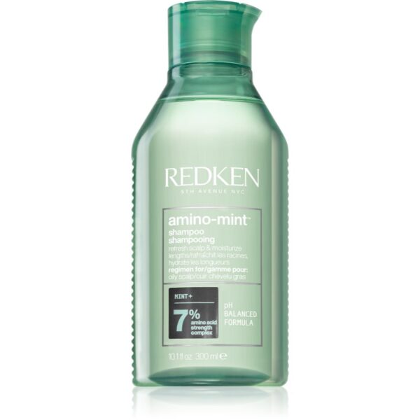 Redken Amino Mint sampon de curatare delicat pentru par gras 300 ml-ro