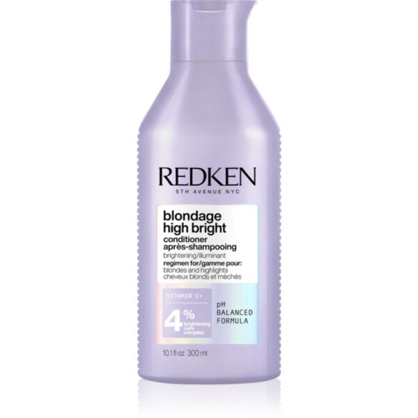 Redken Blondage High Bright balsam pentru stralucire pentru par blond 300 ml-ro