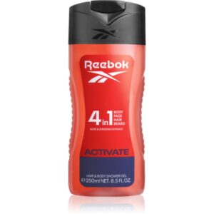 Reebok Activate Your Senses Gel de duș pentru bărbați 4in1 250 ml-Țena