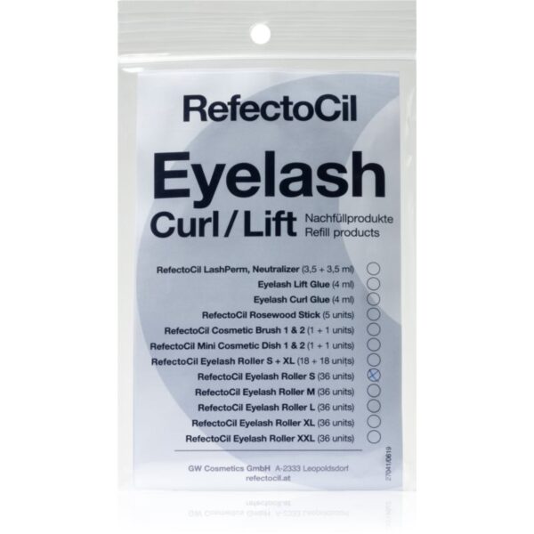 RefectoCil Eyelash Curl bigudiuri pentru permanent pentru gene mărime S 36 buc-ro