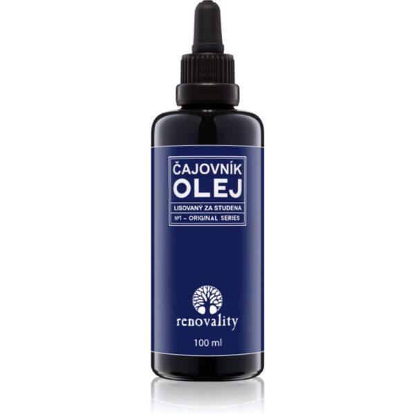 Renovality Original Series Cold-Pressed Tea Tree Oil ulei facial pentru ten matur 100 ml-ro