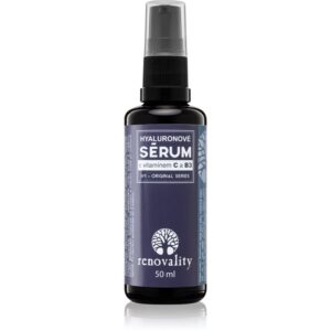 Renovality Original Series Hyaluronic Serum with Vitamin C and B3 ser facial pentru toate tipurile de ten 50 ml-Țena