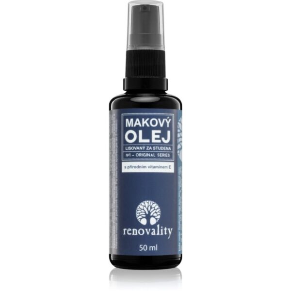 Renovality Original Series Poppy seed oil with natural vitamin E ulei facial pentru toate tipurile de ten 50 ml-Țena