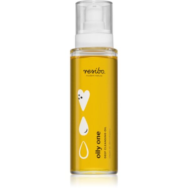 Resibo Oily One Deep Cleansing Oil ulei pentru indepartarea machiajului Ulei de curățare + prosop 100 ml-Țena