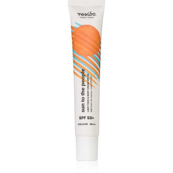 Resibo Sun to the People Light face and body cream SPF50 crema pentru fata si corp SPF 50 50 ml-ro